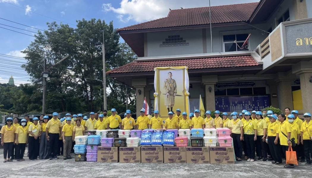 จิตอาสาตรวจเยี่ยม มอบสิ่งของจำเป็นสำหรับการดูแลผู้ป่วยติดเตียงพร้อมให้ขวัญกำลังใจผู้ป่วยติดเตียงและครอบครัว